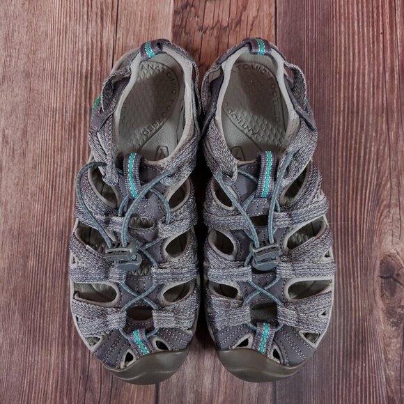 Keen Whisper Womens Size 6.5 Gray Drawstring Waterproof Hiking Sandals 1022814 - Picture 6 of 14
